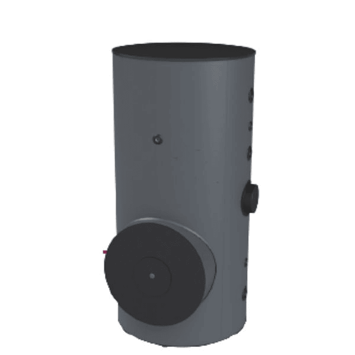 Depósito de Acumulación InoX 1000L – Acero Inoxidable Dúplex 2101 con Serpentín 316L 1