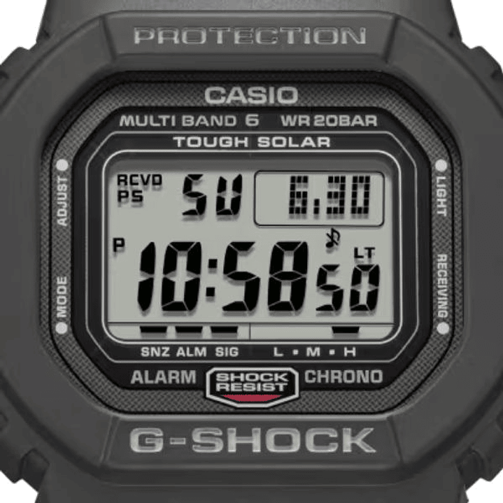 Reloj Casio G‑Shock GW‑5000U‑1 – Edición Premium con DLC, Solar y Multi‑Band 6 8
