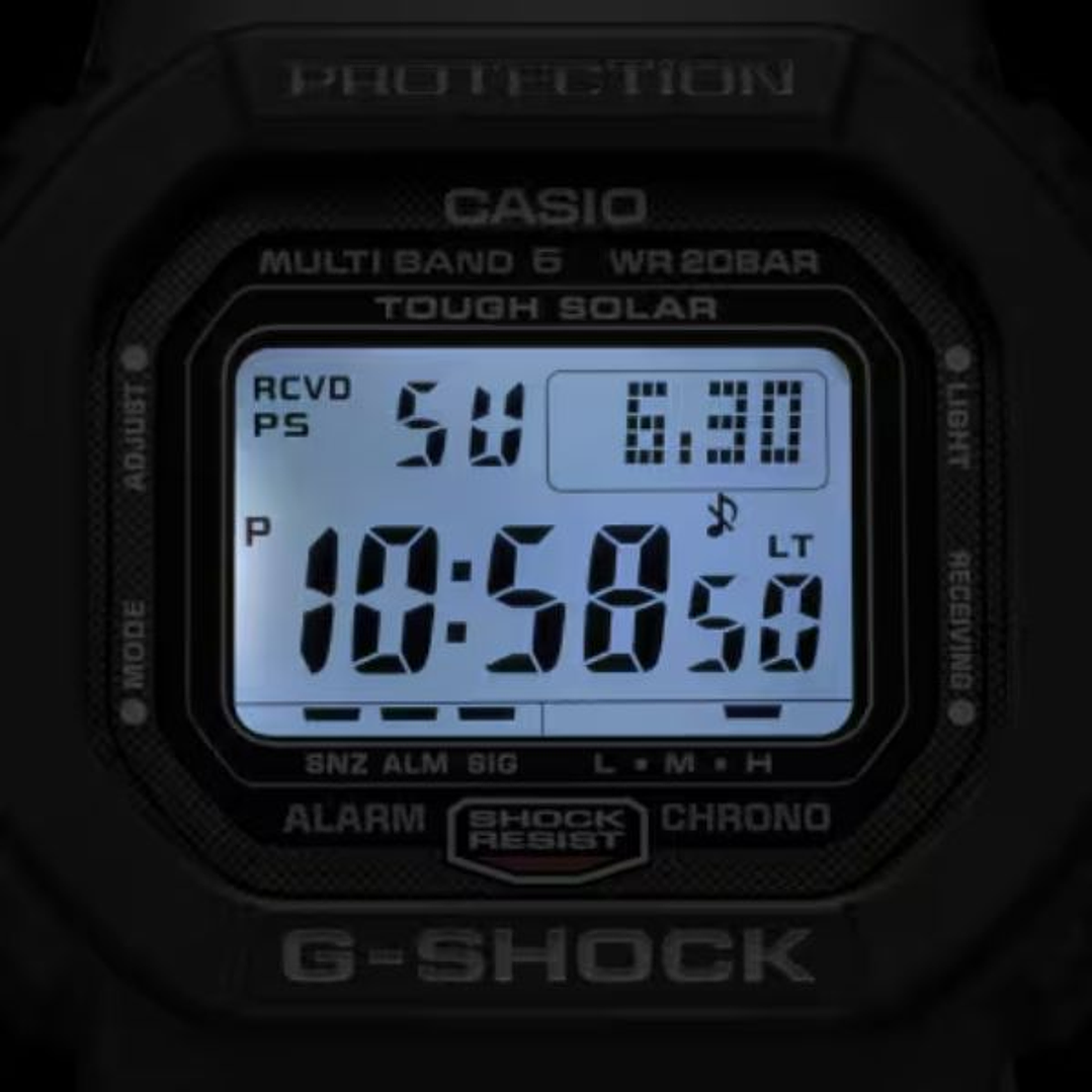Reloj Casio G‑Shock GW‑5000U‑1 – Edición Premium con DLC, Solar y Multi‑Band 6 9