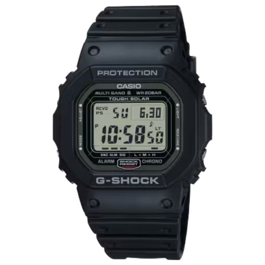 Reloj Casio G‑Shock GW‑5000U‑1 – Edición Premium con DLC, Solar y Multi‑Band 6 1