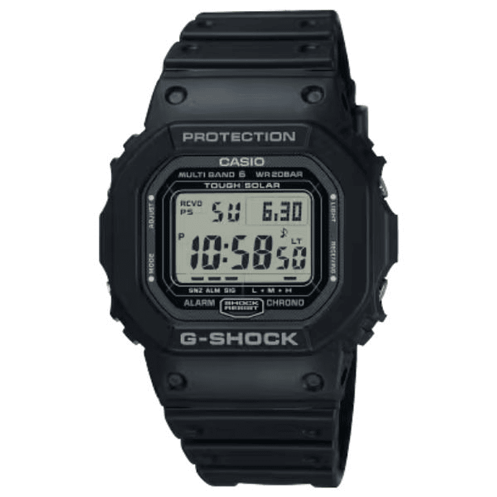 Reloj Casio G‑Shock GW‑5000U‑1 – Edición Premium con DLC, Solar y Multi‑Band 6 1