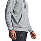 Sudadera Deportiva Hombre Under Armour Fleece Twist Gris Antracita con Capucha - Miniatura 4