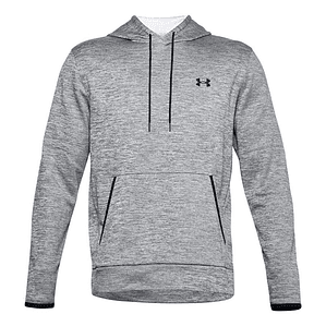 Sudadera Deportiva Hombre Under Armour Fleece Twist Gris Antracita con Capucha