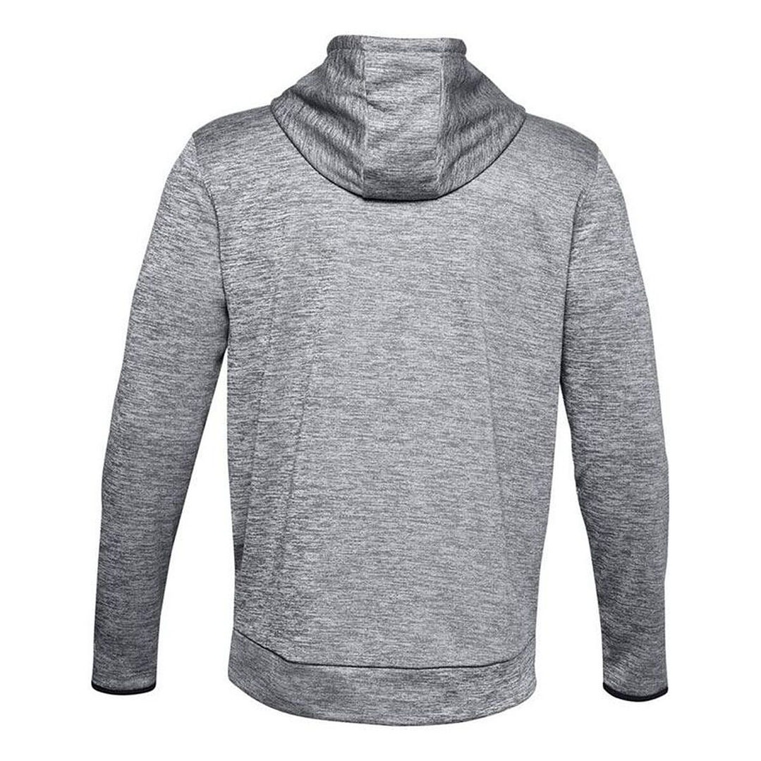Sudadera Deportiva Hombre Under Armour Fleece Twist Gris Antracita con Capucha 6