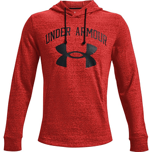 Sudadera Roja Hombre Under Armour Rival Terry con Capucha