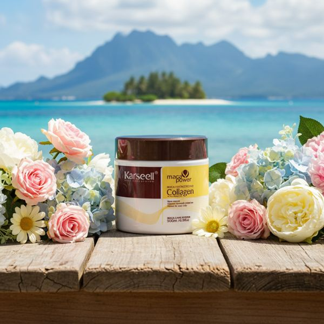 Mascarilla Karseell MACA ESSENCE 500ml - Tratamiento Intensivo con Argán y Proteínas 3