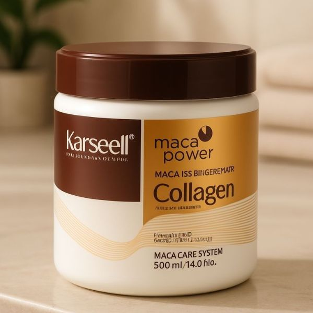 Mascarilla Karseell MACA ESSENCE 500ml - Tratamiento Intensivo con Argán y Proteínas 4