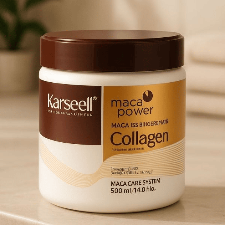 Mascarilla Karseell MACA ESSENCE 500ml - Tratamiento Intensivo con Argán y Proteínas 4