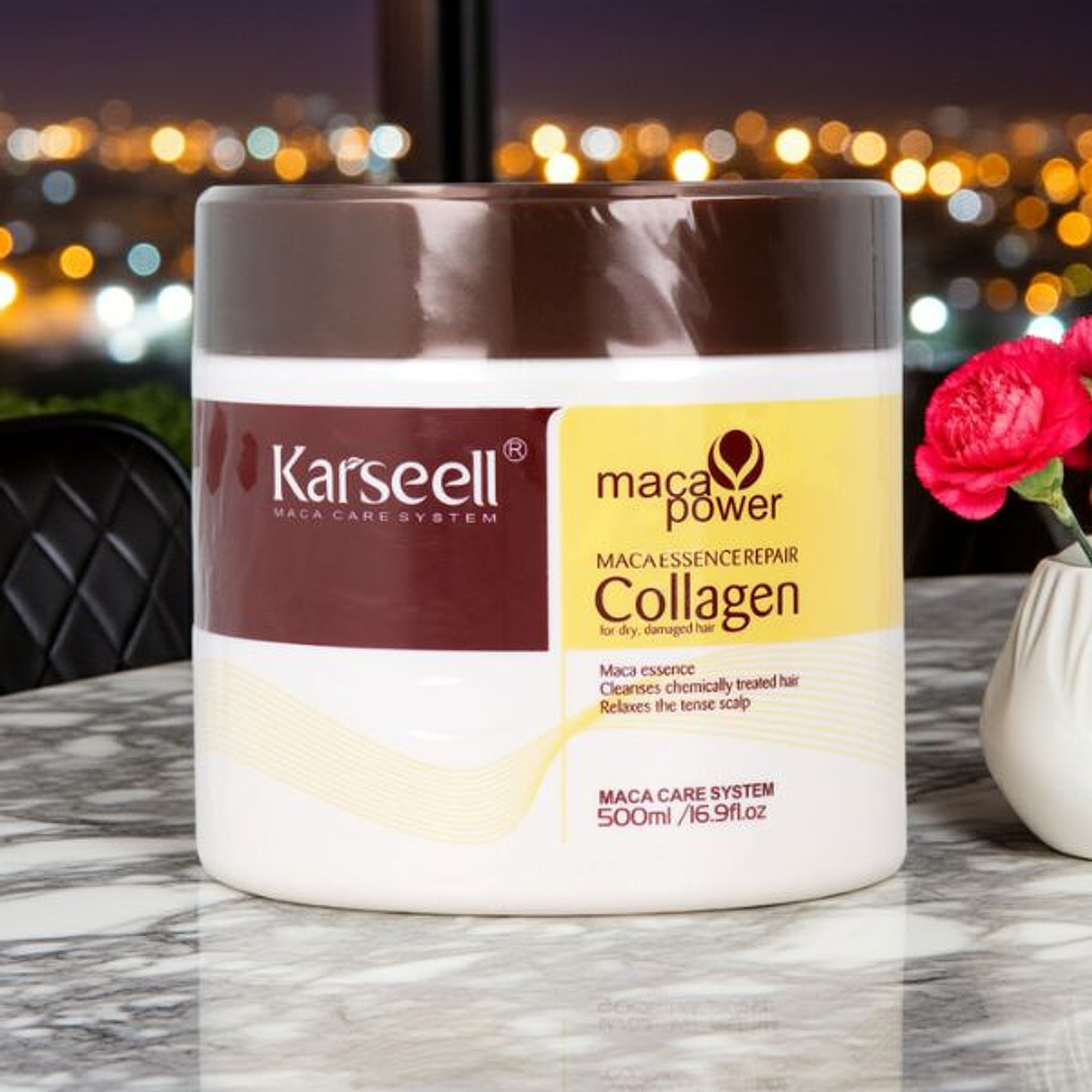 Mascarilla Karseell MACA ESSENCE 500ml - Tratamiento Intensivo con Argán y Proteínas 5