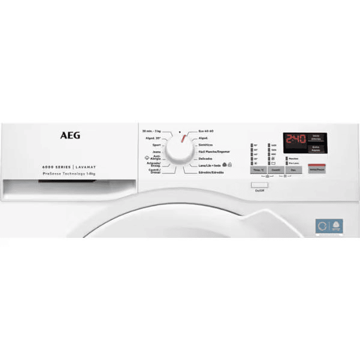 Lavadora AEG LFA6K8441C 8kg - Serie 6000 con ProSense, Tambor ProTex y Vapor Antialergias 4