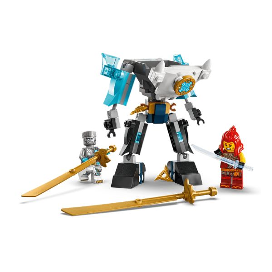 LEGO NINJAGO 71827 Meca de Zane — Robot Ninja de Combate con Espadas y Personajes 5