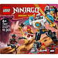 LEGO NINJAGO 71827 Meca de Zane — Robot Ninja de Combate con Espadas y Personajes - Miniatura 12