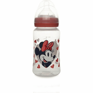 ThermoBaby Minnie 240 ml – Biberón Infantil Anticólicos con Tetina Suave