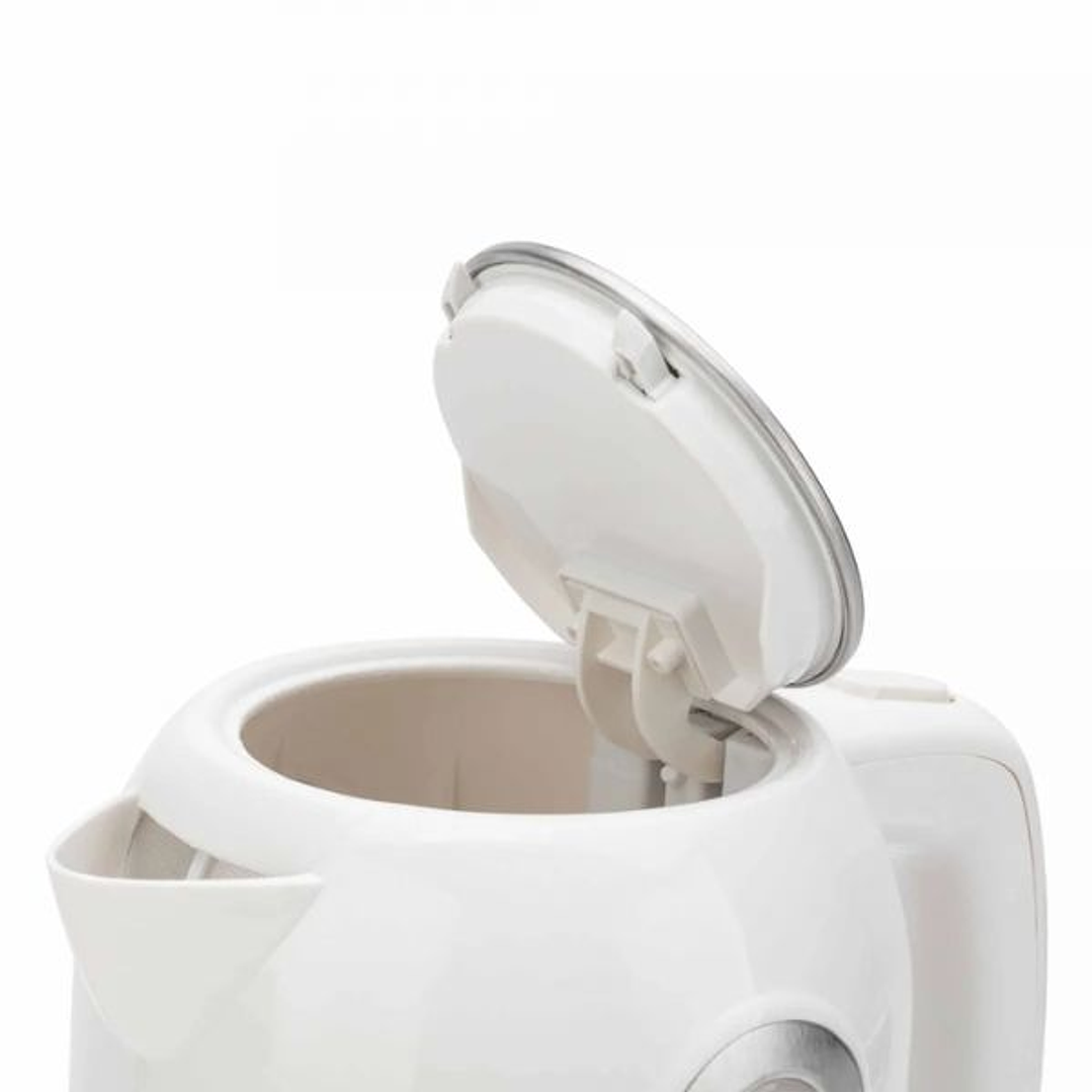 Hervidor Eléctrico JATA JEHA1809 – 2200W, 1,7L y Base 360° para Ebullición Rápida 6