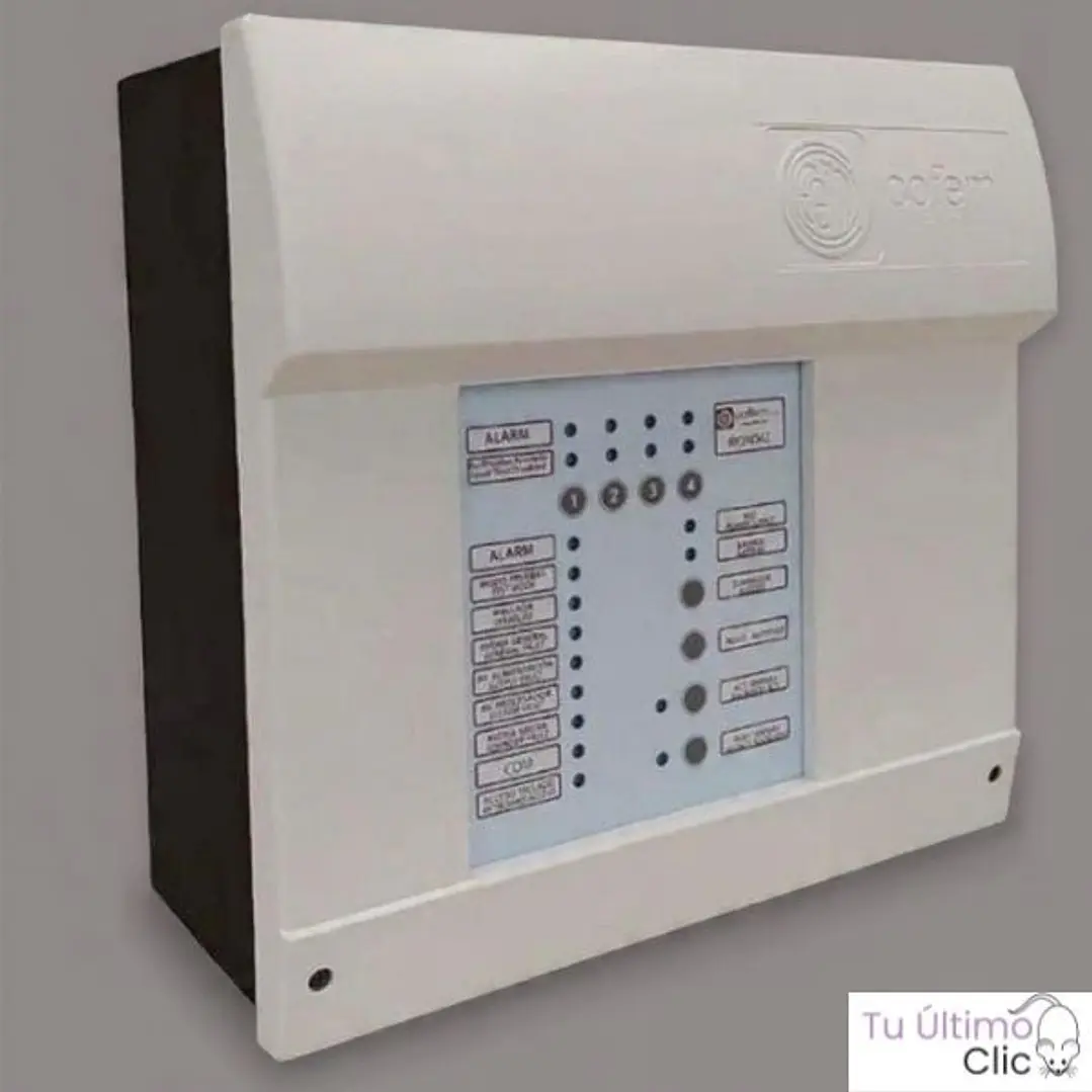 Central de Detección de Incendios IRON02 2 Zonas Convencional EN 54 con Salidas Supervisadas 2