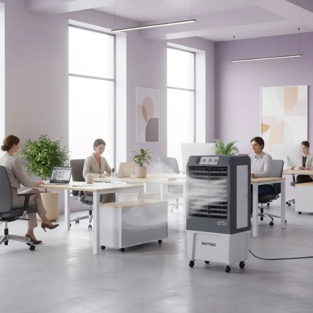 Bioclimatizador Evaporativo Portátil Profesional BRITEC BKT-4 105W para 25 m² 3