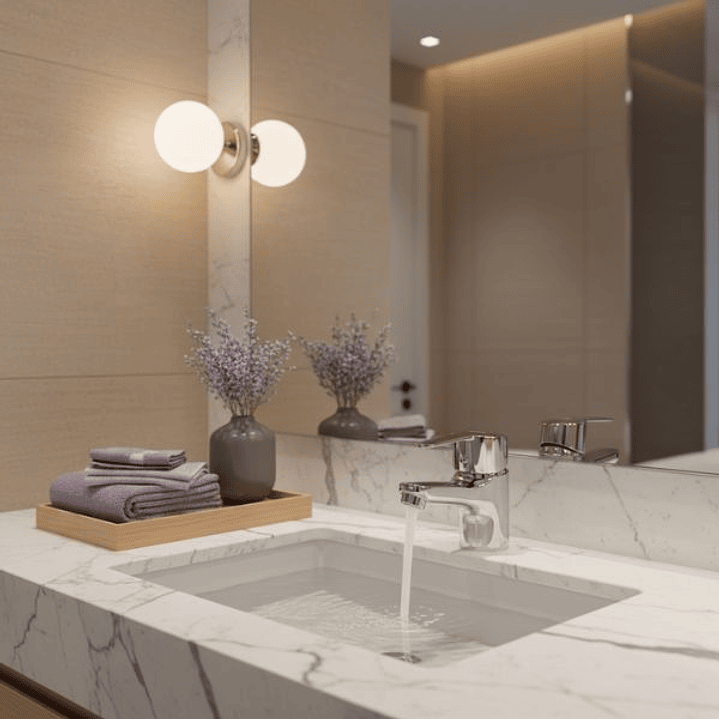 Grifería de Lavabo Baja Stillo Capri Evo Cromo con Aireador – Diseño Atemporal y Eficiencia 3