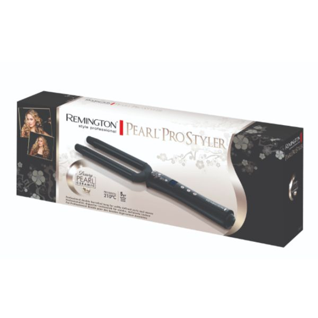 Rizador de Pelo Remington CI95 Pearl Cónico Profesional 210°C con Pantalla Digital 5