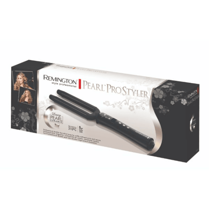 Rizador de Pelo Remington CI95 Pearl Cónico Profesional 210°C con Pantalla Digital 5