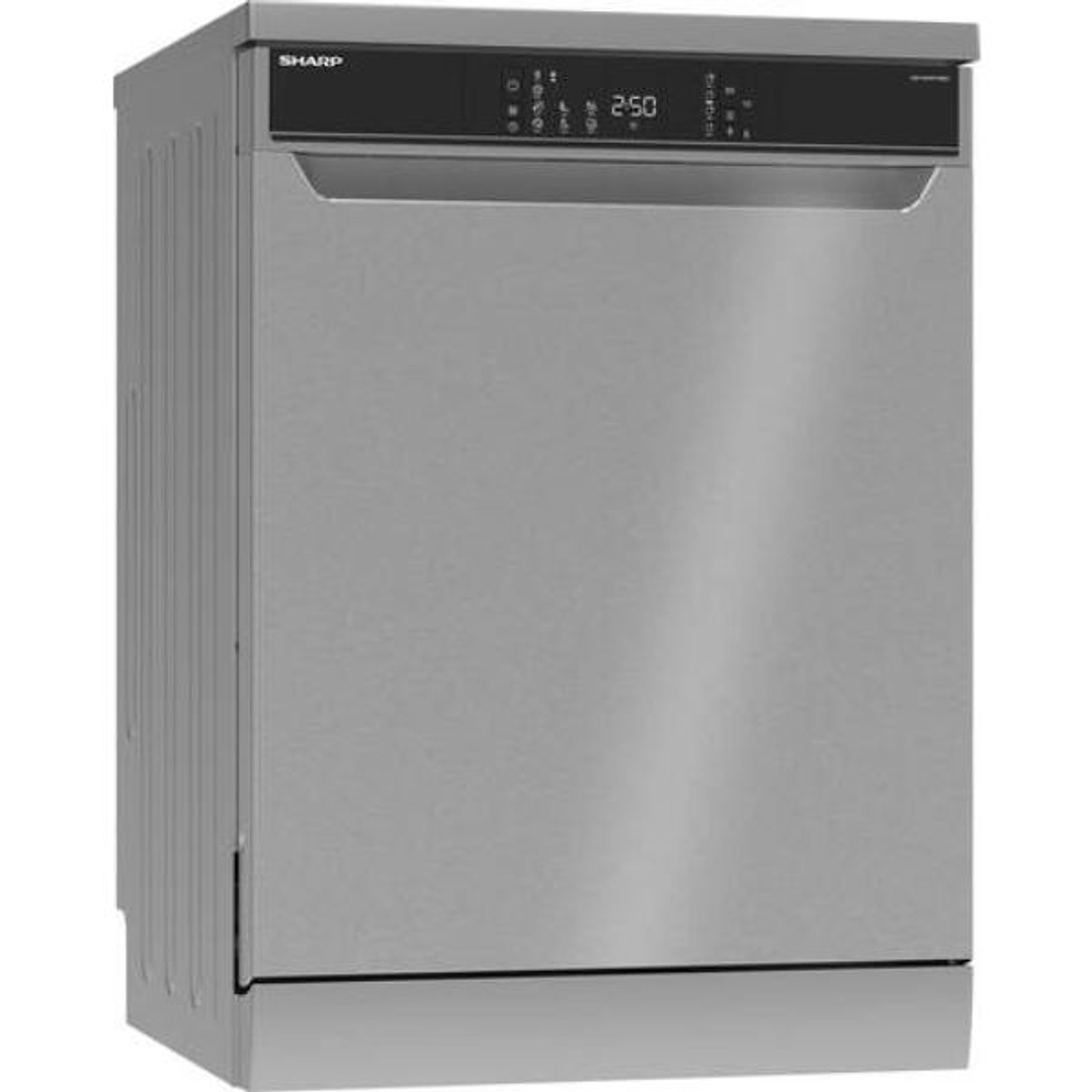 Lavavajillas Sharp QWNA1F49DIES Acero Inoxidable 60 cm 14 Servicios | Motor Inverter 7 Programas 1
