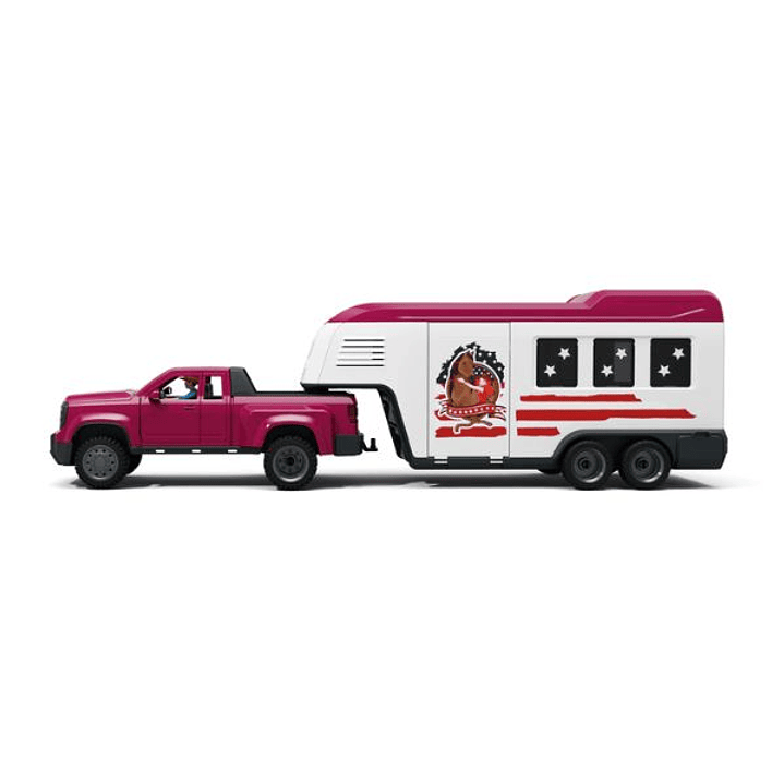 Camioneta Lakeside con Remolque para Caballos Schleich 42705 Horse Club | Set 119 Piezas 3
