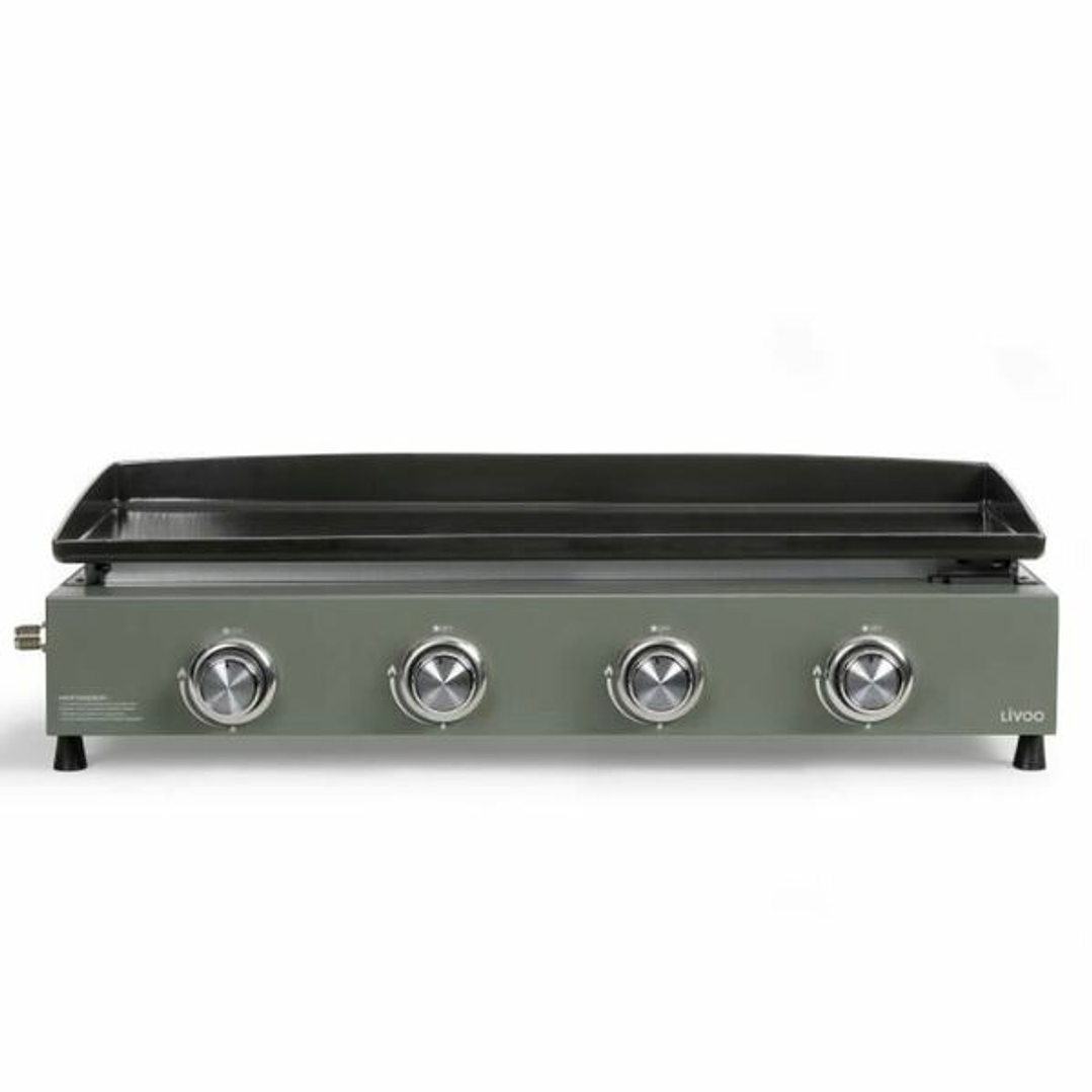 Plancha de Cocina a Gas Livoo DOC325 con 4 Quemadores | Plancha Gas Cocina Profesional 1