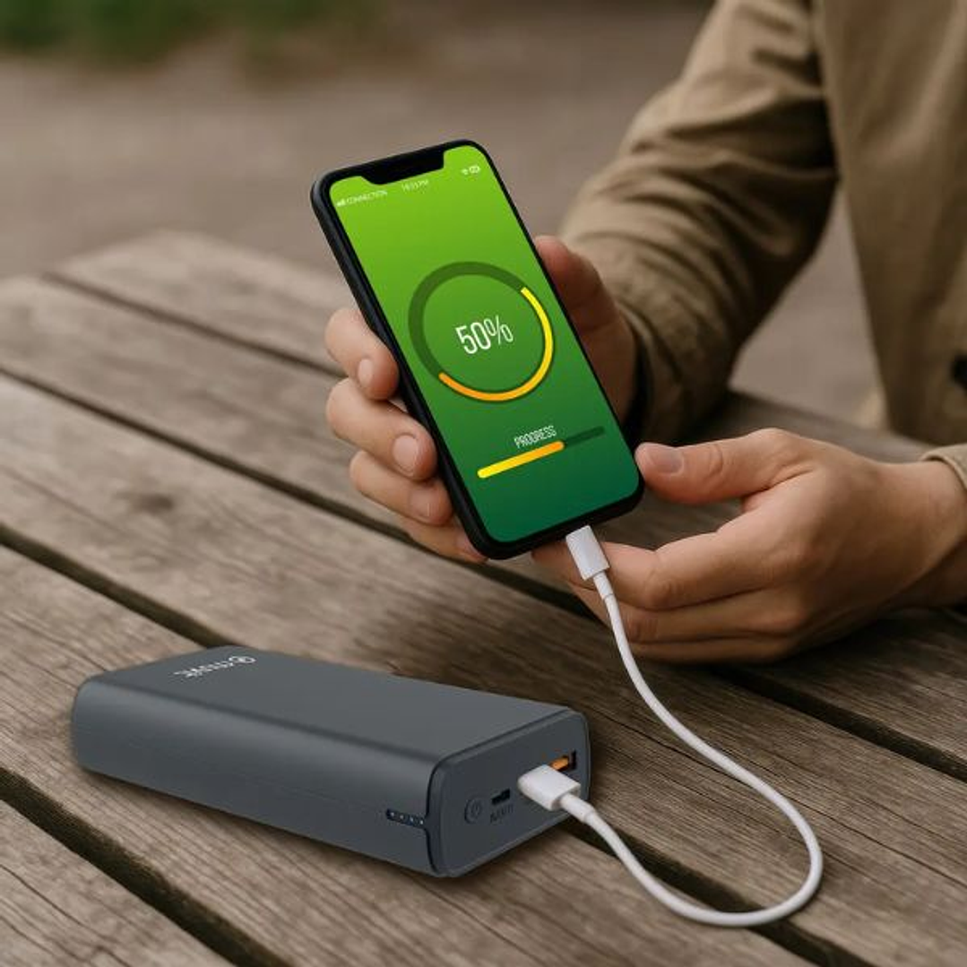 Powerbank Muvit for Change DP200G-R-PD 20000mAh 20W USB-C | Batería Externa Negra 2