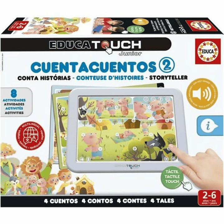 Educa Touch Junior Cuentacuentos 17952 | Juguete Educativo Interactivo 2 a 5 Años 1