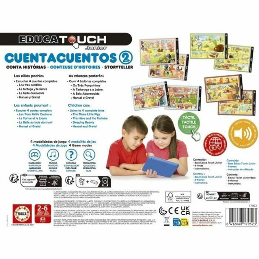 Educa Touch Junior Cuentacuentos 17952 | Juguete Educativo Interactivo 2 a 5 Años 5