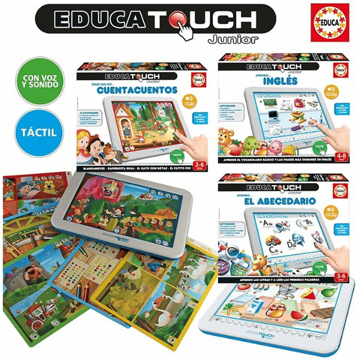 Educa Touch Junior Cuentacuentos 17952 | Juguete Educativo Interactivo 2 a 5 Años 6