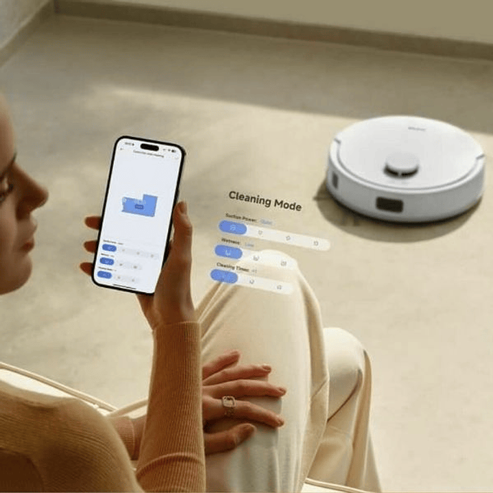 Dreame MOVA E20 Robot Aspirador con Fregado y Navegación Láser | 5000Pa Succión 6