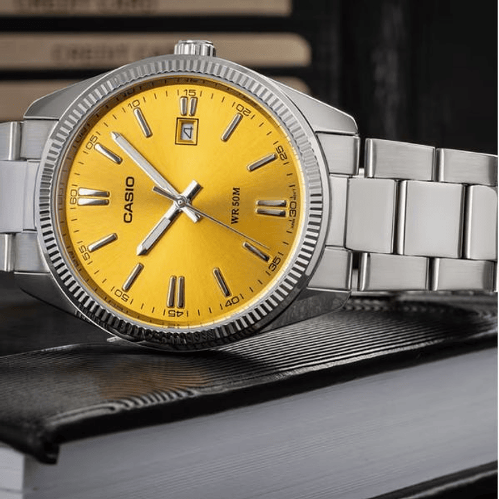 Casio MTP-1302PD-9AVEF Reloj Hombre Clásico Acero Inoxidable con Calendario 3