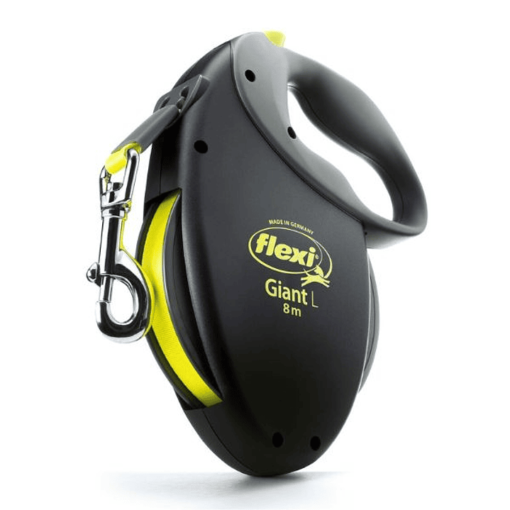 Correa Retráctil Flexi Giant L Neón 8m para Perros Fuertes (Hasta 50kg) 3