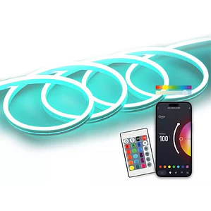 Tira Neón SmartLED KSIX 5m IP65 - RGB Recortable para Exterior e Interior con Música