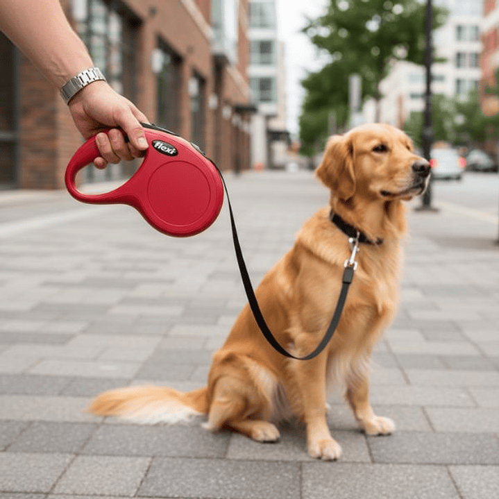 Correa para Perro Trixie New Classic Roja 8m - Resistencia y Control para Razas Grandes 2