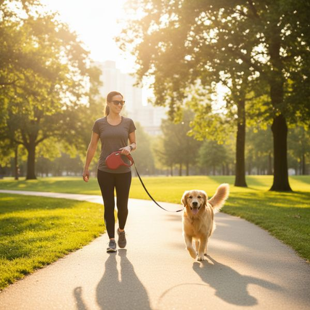 Correa para Perro Trixie New Classic Roja 8m - Resistencia y Control para Razas Grandes 4