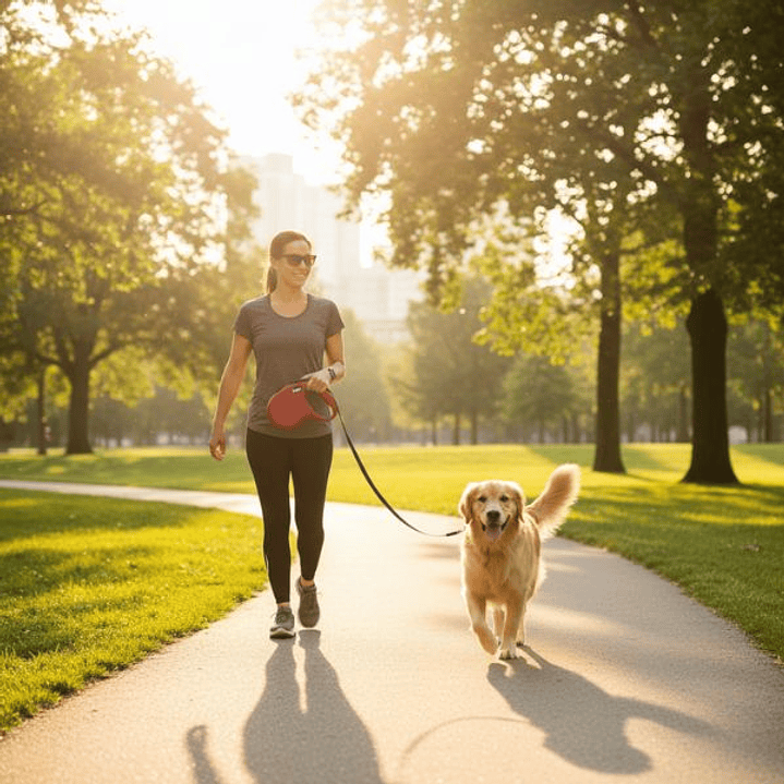 Correa para Perro Trixie New Classic Roja 8m - Resistencia y Control para Razas Grandes 4