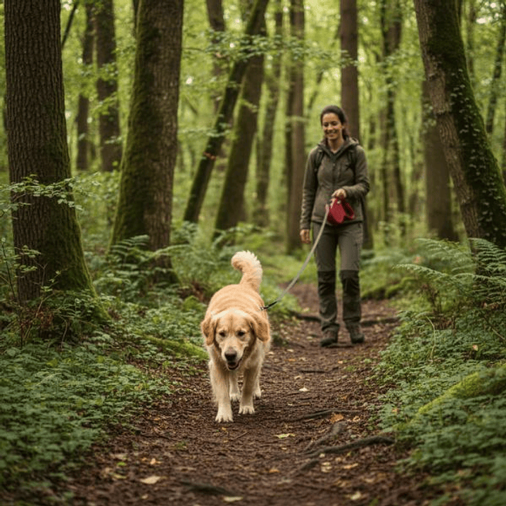 Correa para Perro Trixie New Classic Roja 8m - Resistencia y Control para Razas Grandes 5