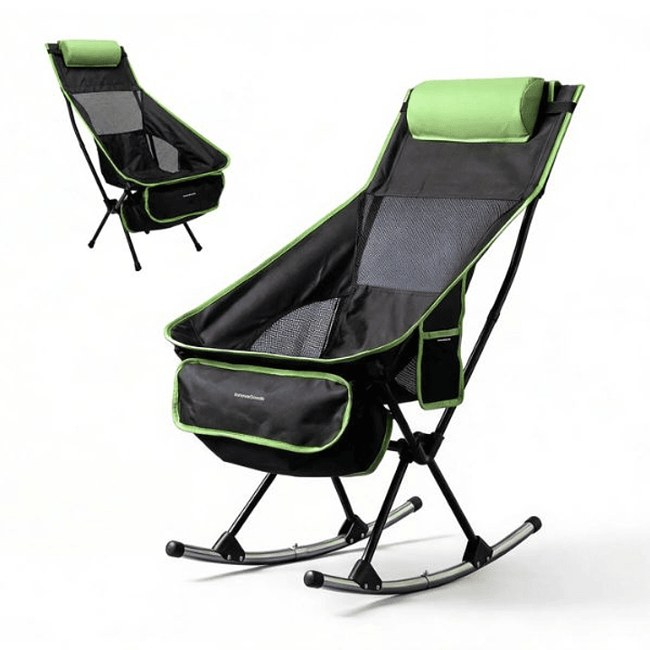Silla Mecedora Plegable Trillow InnovaGoods - Confort Ergonómico y Relax 2 en 1 para tu Hogar 4