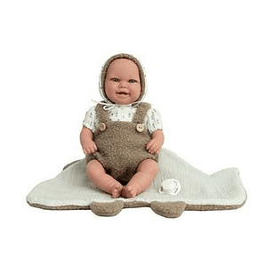 Muñeca Bebé Arias Elegance Saira 42 cm - Juguete Educativo con Sonido y Accesorios