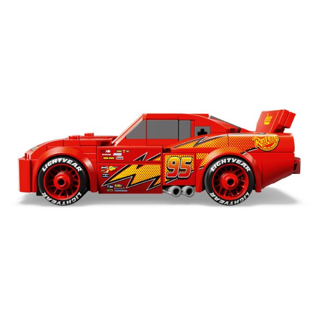 LEGO Rayo McQueen (77255) - Coche de Juguete Construible para Niños +9 Años: ¡Acelera la Diversión! 3