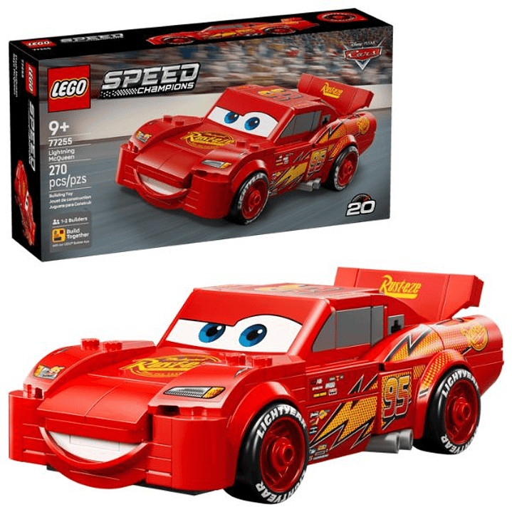 LEGO Rayo McQueen (77255) - Coche de Juguete Construible para Niños +9 Años: ¡Acelera la Diversión! 2