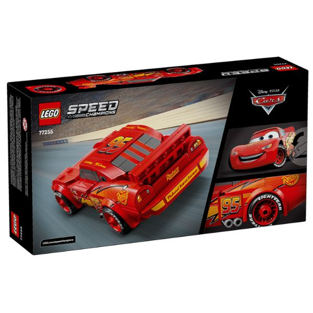 LEGO Rayo McQueen (77255) - Coche de Juguete Construible para Niños +9 Años: ¡Acelera la Diversión! 7