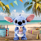 Peluche Stitch 60 cm para Niños - Compañero de Abrazos Suave y Seguro de Simba Disney - Miniatura 4