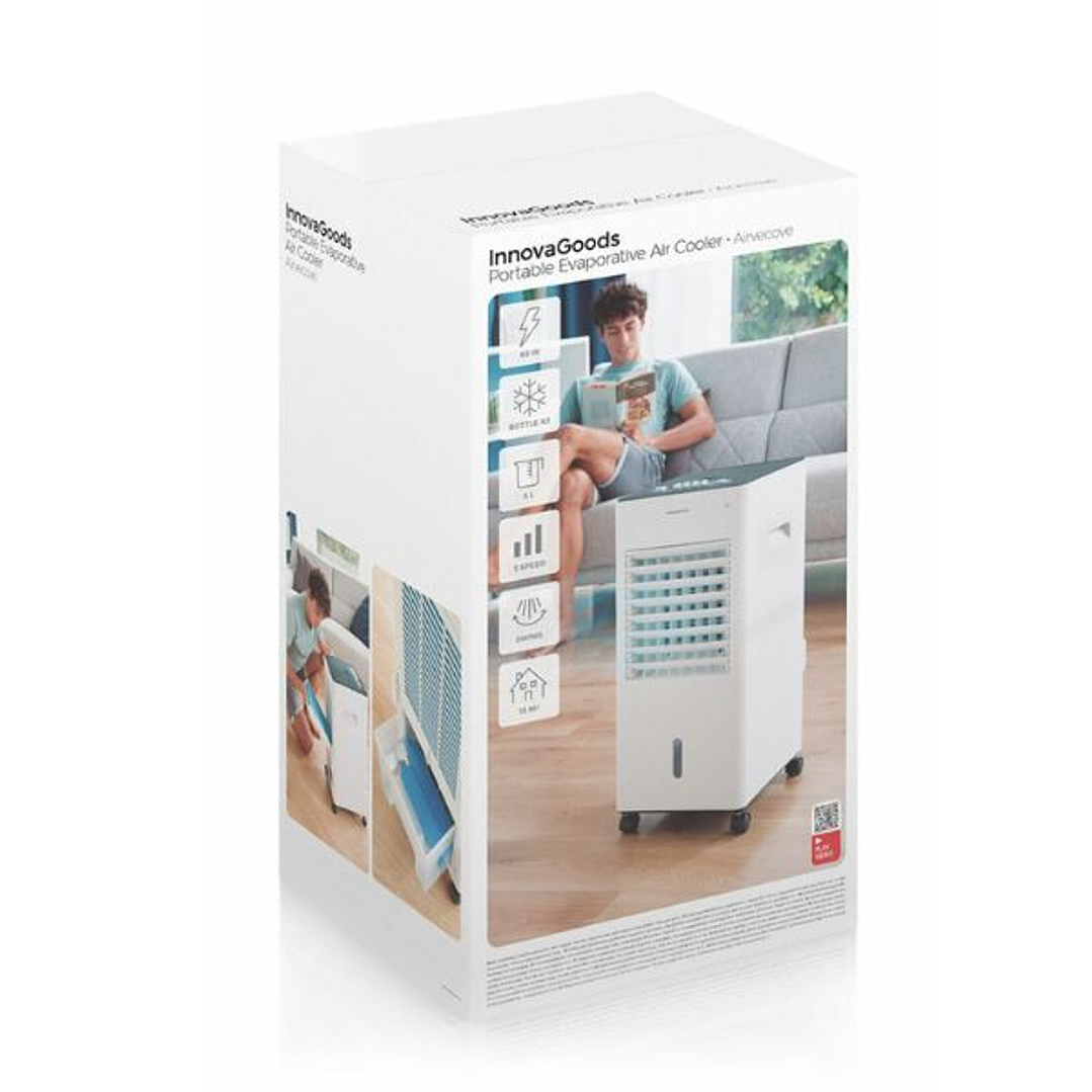 Climatizador Portátil Airvecove InnovaGoods 65W: Potencia y Frescor Instantáneo donde lo Necesites 12