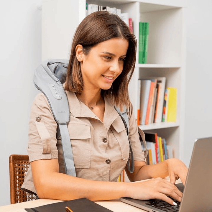 Masajeador Eléctrico 6D Silax InnovaGoods: Terapia de Amasado Profundo y Calor Infrarrojo 7