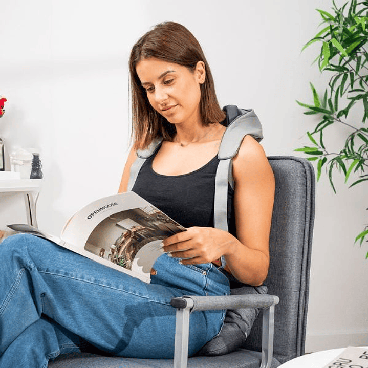 Masajeador Eléctrico 6D Silax InnovaGoods: Terapia de Amasado Profundo y Calor Infrarrojo 2