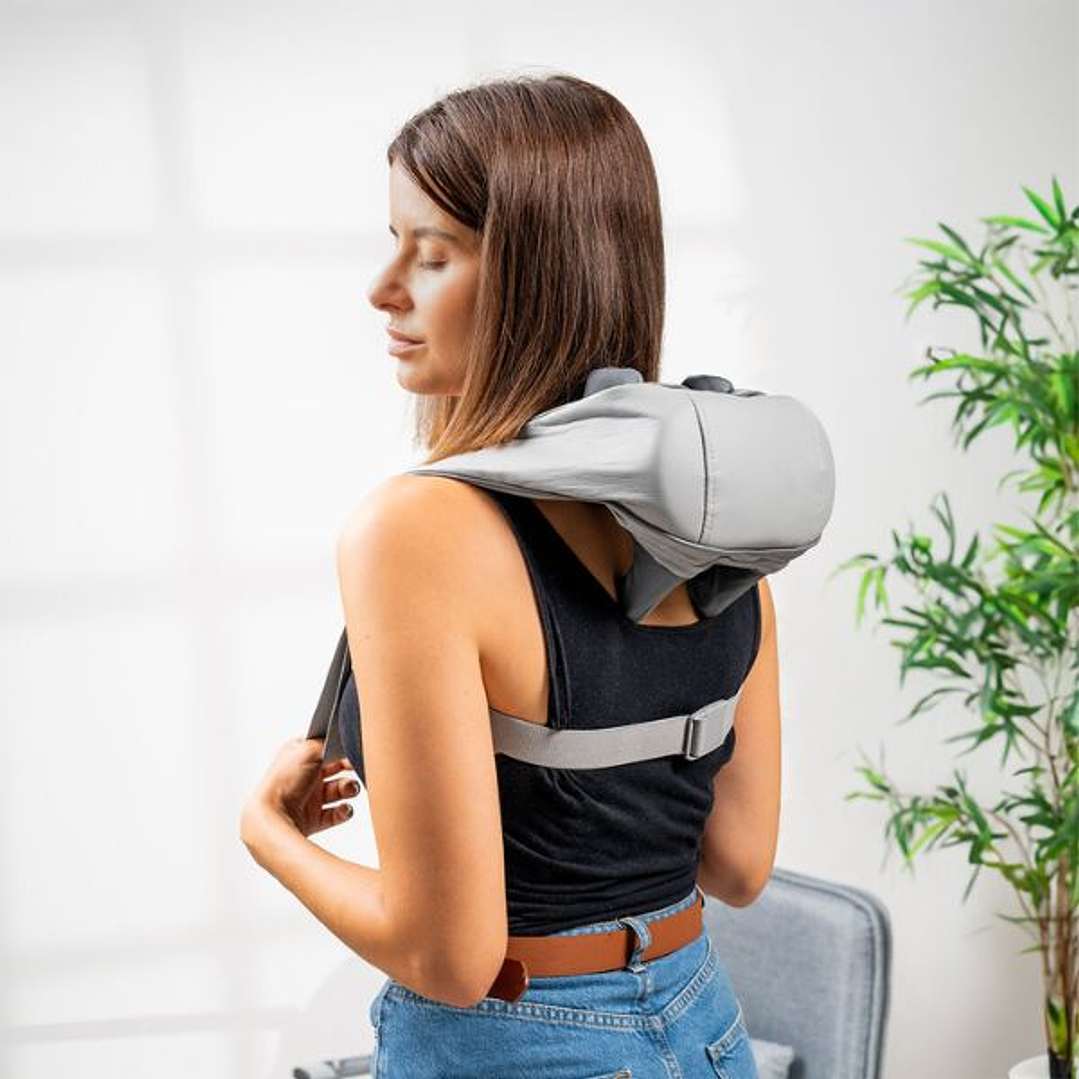 Masajeador Eléctrico 6D Silax InnovaGoods: Terapia de Amasado Profundo y Calor Infrarrojo 8