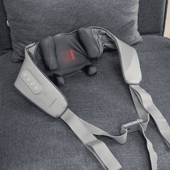 Masajeador Eléctrico 6D Silax InnovaGoods: Terapia de Amasado Profundo y Calor Infrarrojo 12