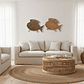Decoración Mediterránea Home ESPRIT | Pez Natural 63cm | Ambiente Costero | Pack 2 - Miniatura 2